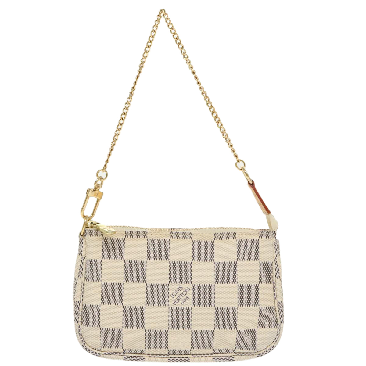 LOUIS VUITTON Damier Azur Mini Pochette Accessoires Pouch N63005 LV Auth 99220