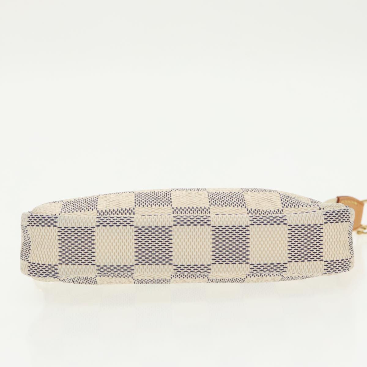 LOUIS VUITTON Damier Azur Mini Pochette Accessoires Pouch N63005 LV Auth 99220