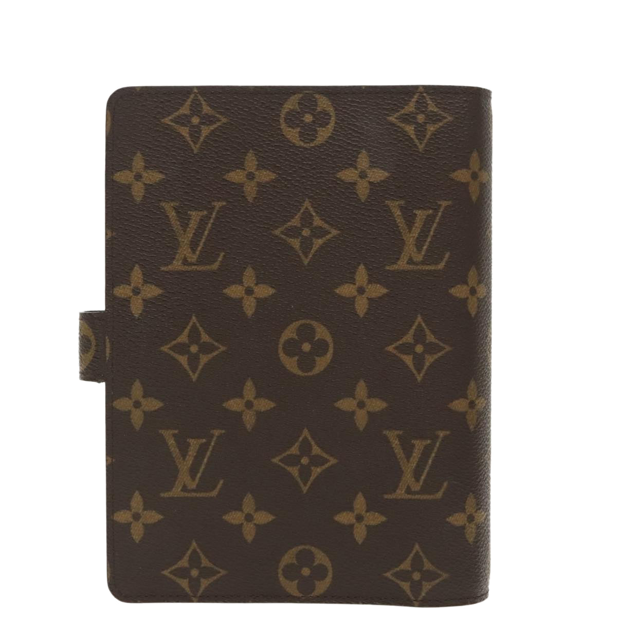 LOUIS VUITTON Monogram Agenda MM Day Planner Cover R20105 LV Auth 99221