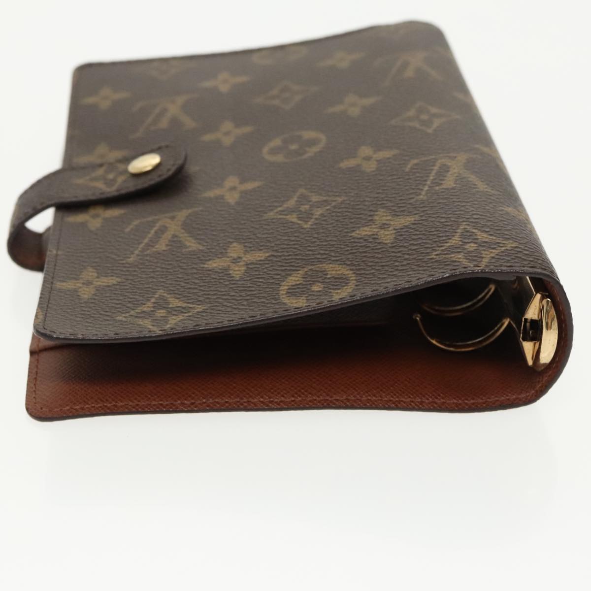 LOUIS VUITTON Monogram Agenda MM Day Planner Cover R20105 LV Auth 99221