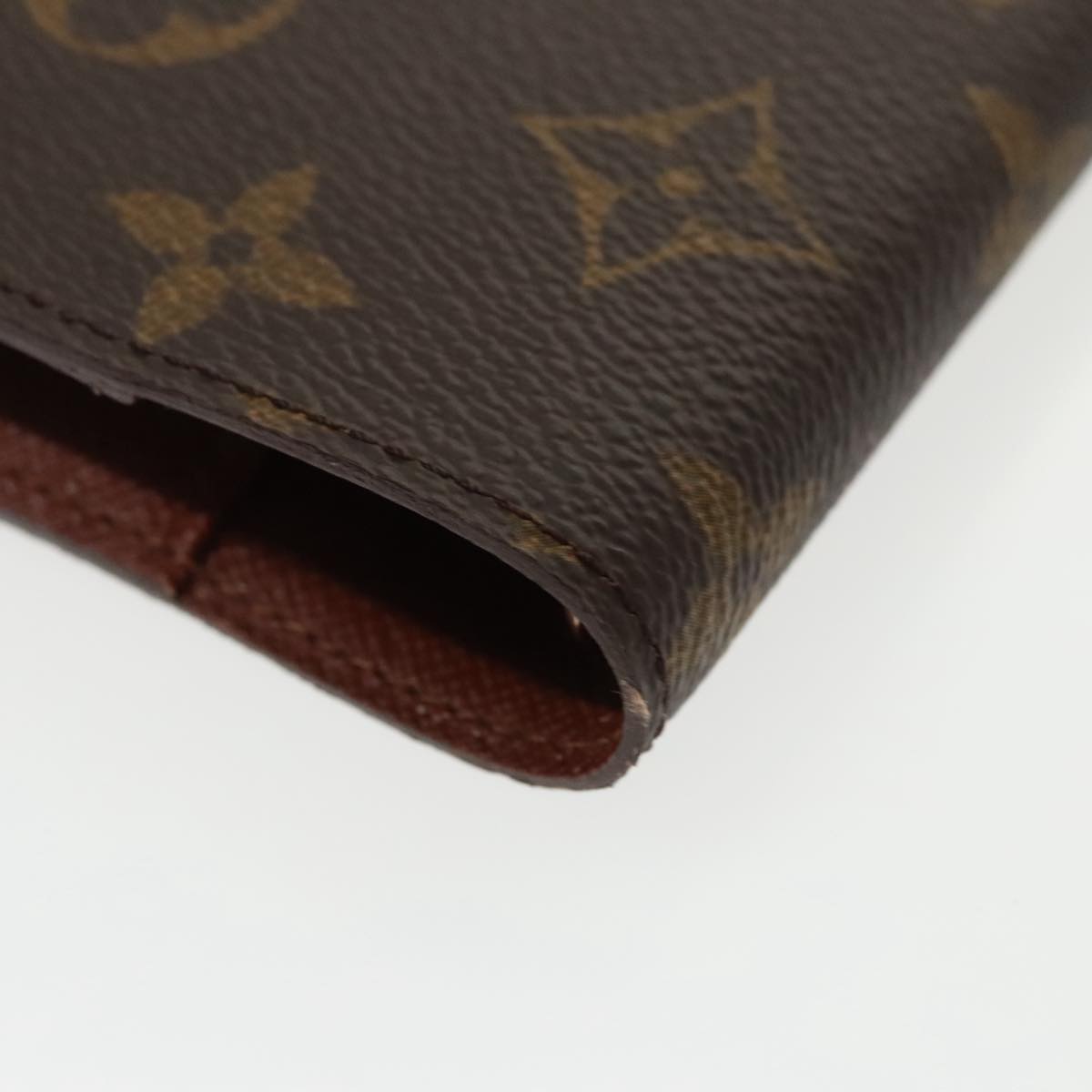 LOUIS VUITTON Monogram Agenda PM Day Planner Cover R20005 LV Auth 99222A