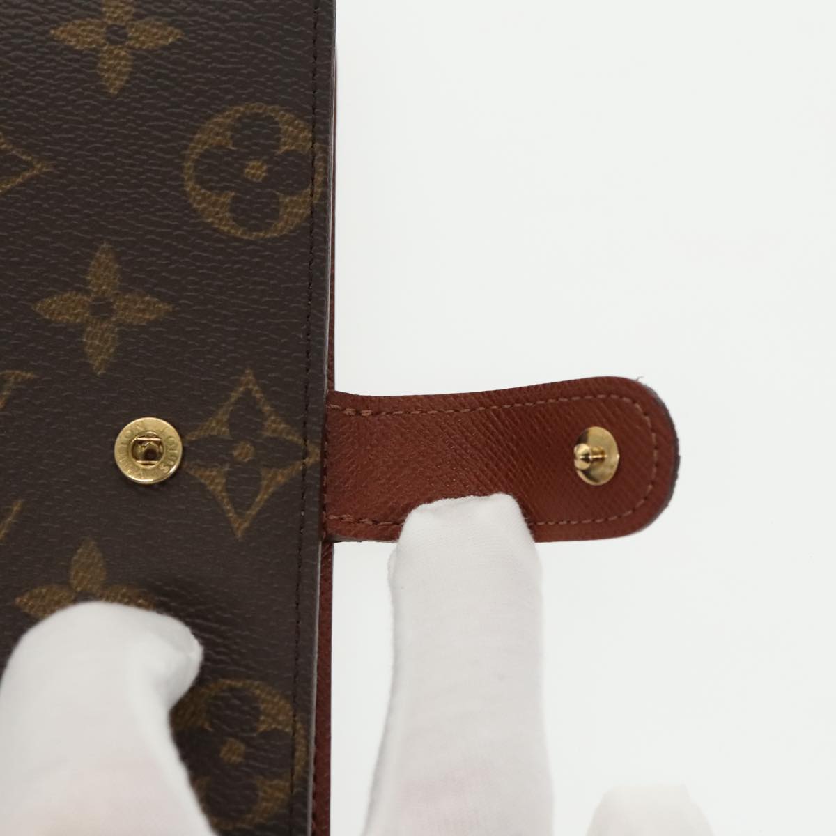 LOUIS VUITTON Monogram Agenda PM Day Planner Cover R20005 LV Auth 99222A