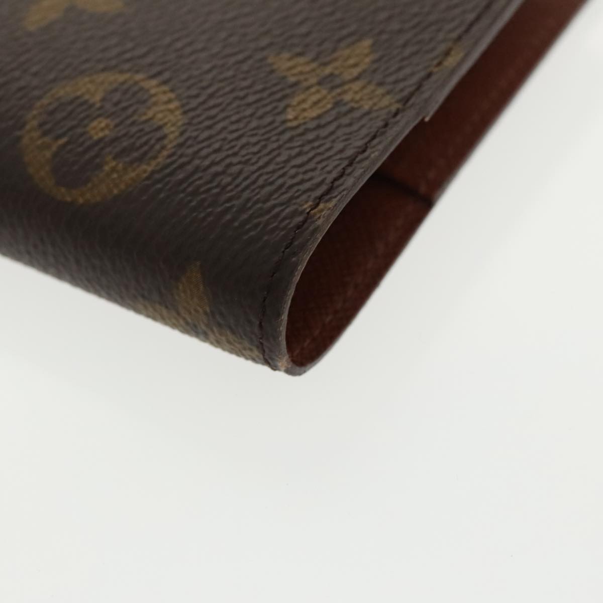 LOUIS VUITTON Monogram Agenda PM Day Planner Cover R20005 LV Auth 99222A