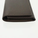 LOUIS VUITTON Taiga Envelope Carte De Visite Case Grizzly M30928 LV Auth 99226V-4