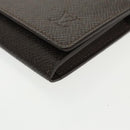 LOUIS VUITTON Taiga Envelope Carte De Visite Case Grizzly M30928 LV Auth 99226V-14