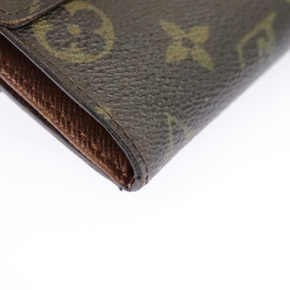 LOUIS VUITTON Monogram Portefeuille Elise Trifold Wallet M61654 LV Auth 99230