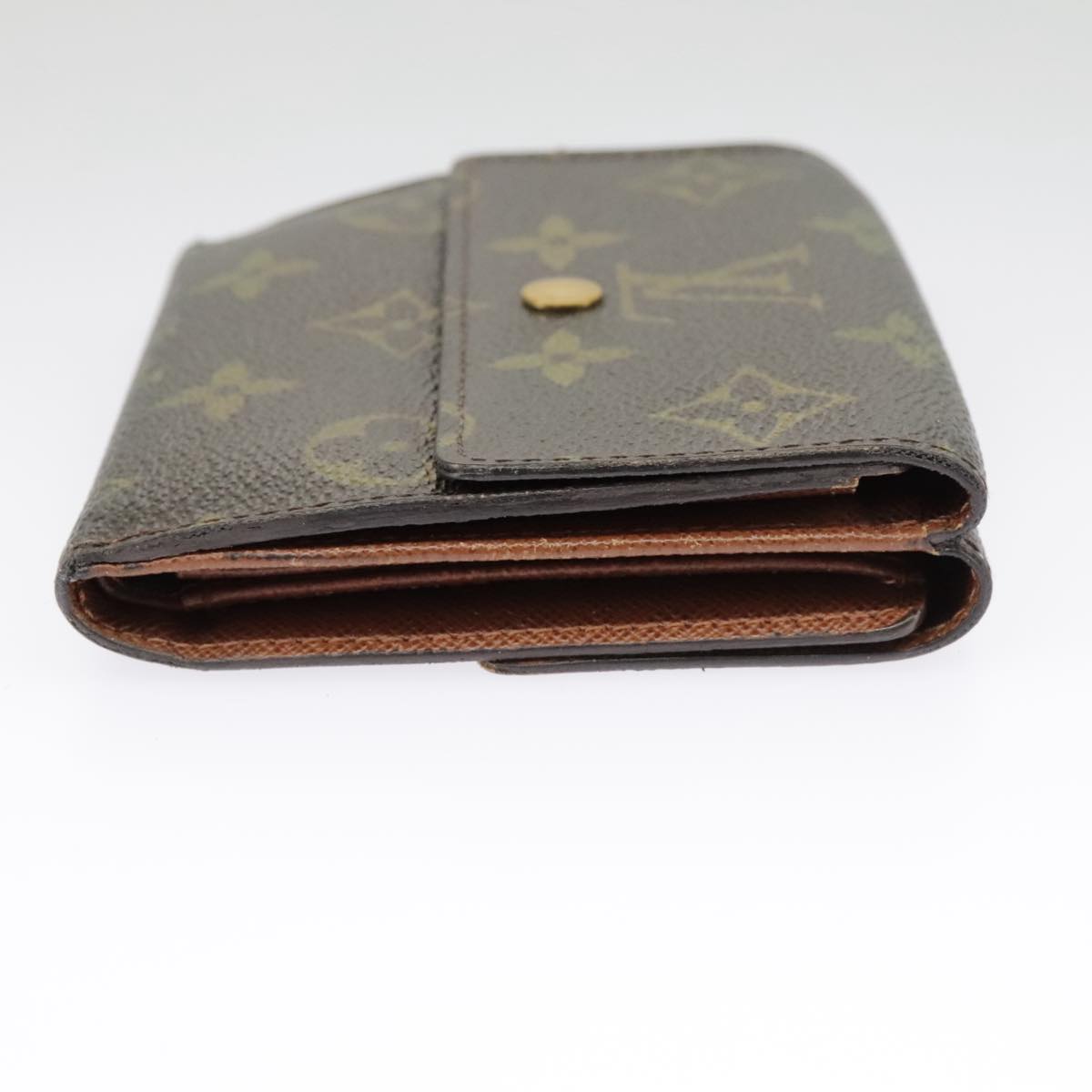 LOUIS VUITTON Monogram Portefeuille Elise Trifold Wallet M61654 LV Auth 99230