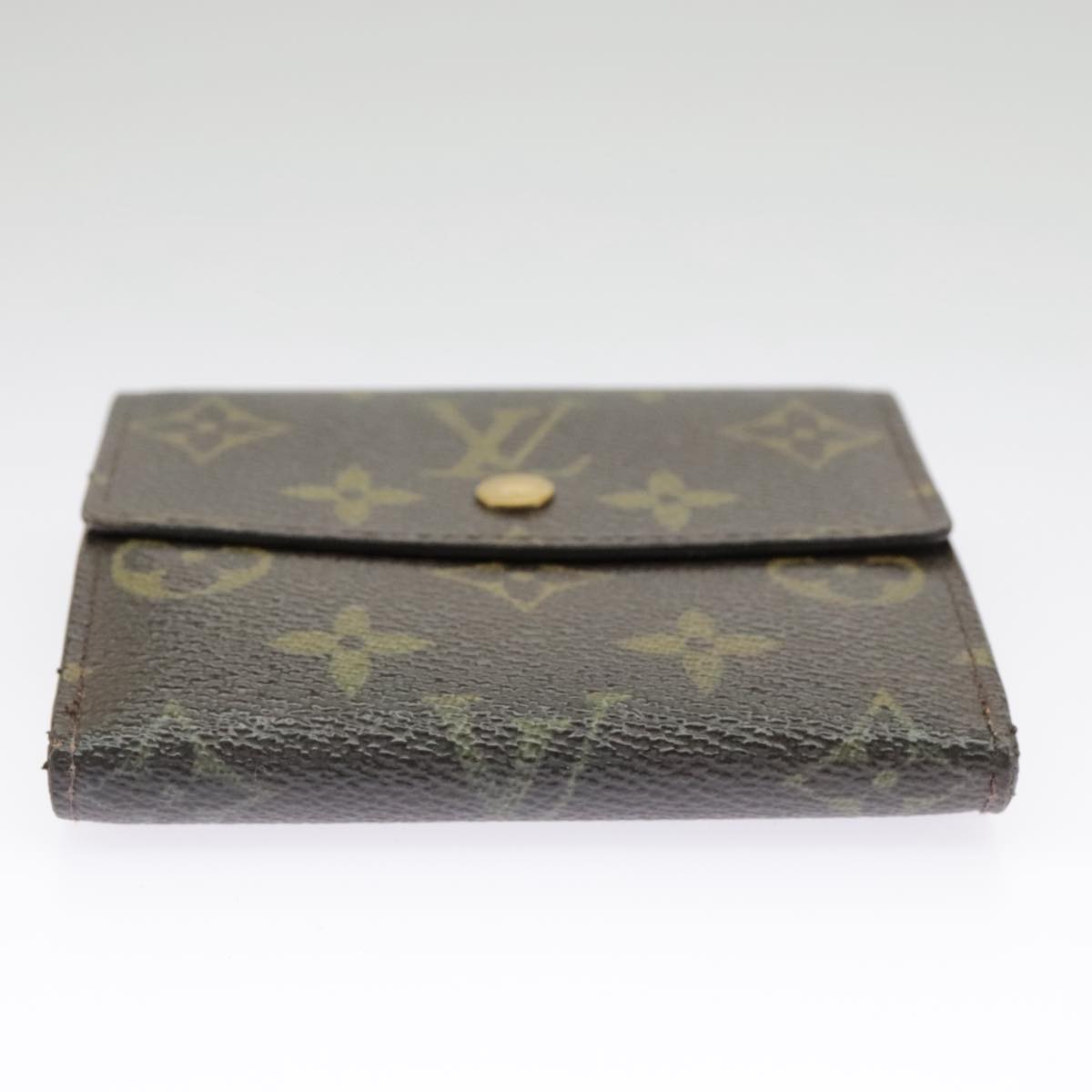 LOUIS VUITTON Monogram Portefeuille Elise Trifold Wallet M61654 LV Auth 99230