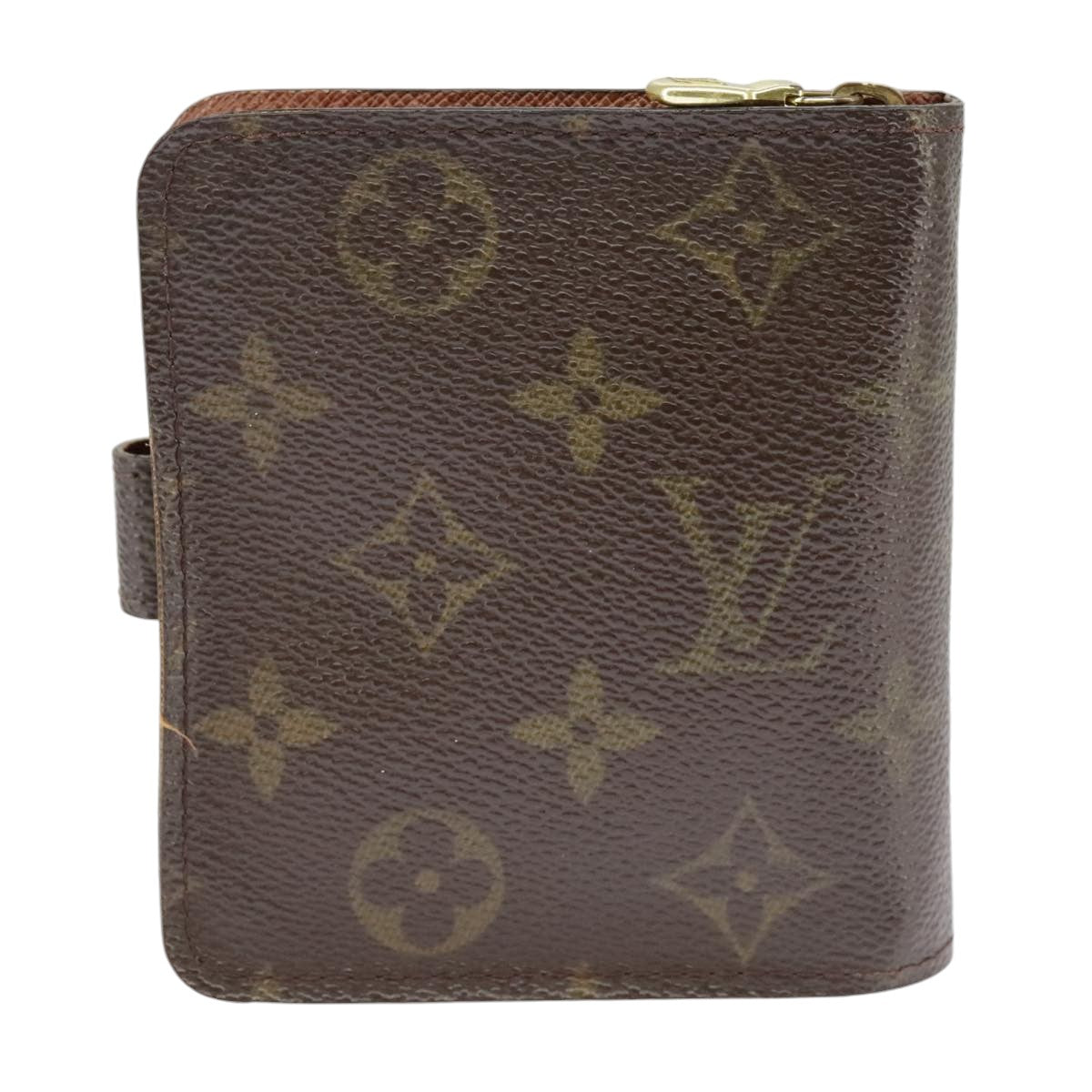 LOUIS VUITTON Monogram Compact Zip Wallet M61667 LV Auth 99231 - 0