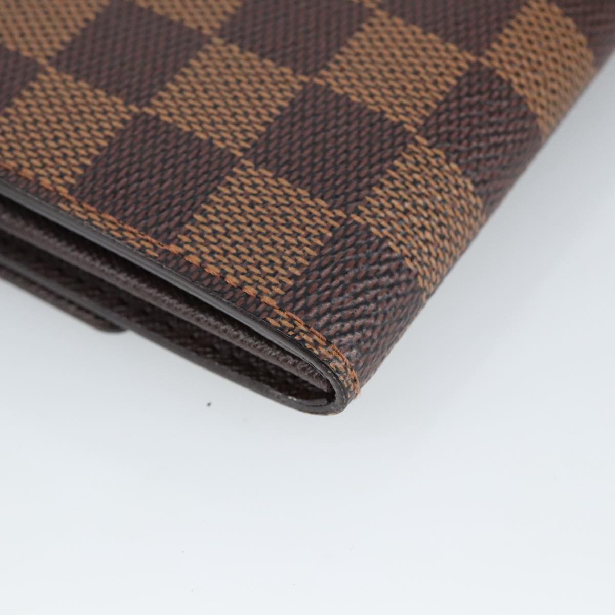 LOUIS VUITTON Damier Ebene Portefeuille Sarah Long Wallet N60491 LV Auth 99233