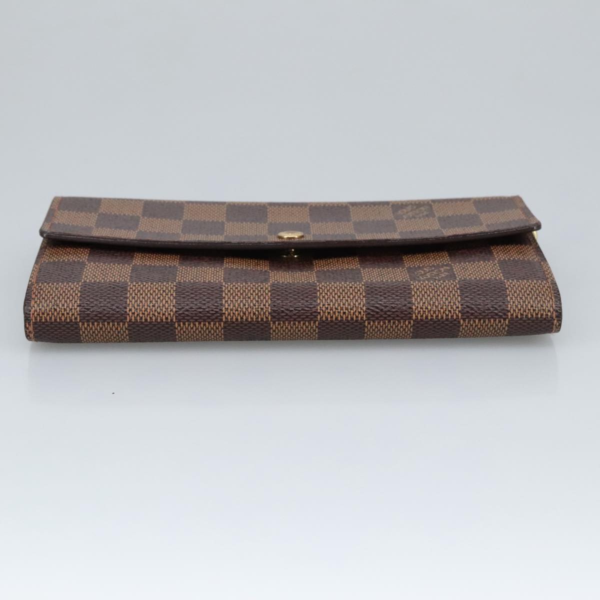 LOUIS VUITTON Damier Ebene Portefeuille Sarah Long Wallet N60491 LV Auth 99233