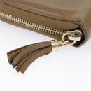 GUCCI Interlocking Wallet Leather Brown Auth 99239-8