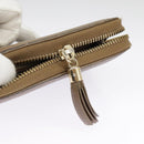 GUCCI Interlocking Wallet Leather Brown Auth 99239-9