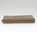 GUCCI Interlocking Wallet Leather Brown Auth 99239-6