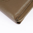 GUCCI Interlocking Wallet Leather Brown Auth 99239-15