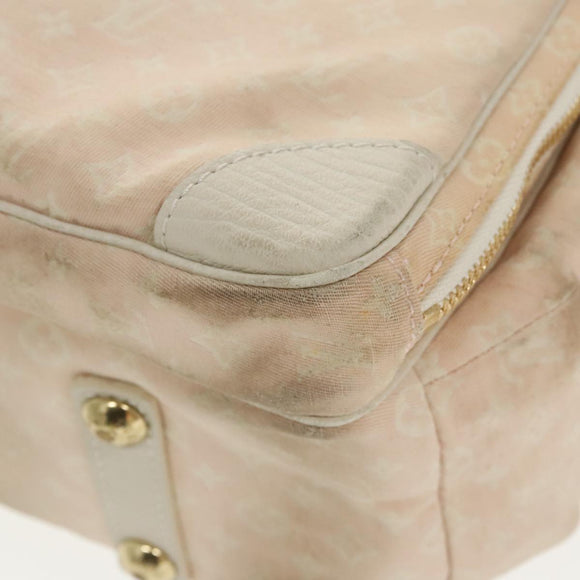 LOUIS VUITTON Monogram Mini Lin Sac Arange Schoudertas Rose M95255 Auth 99244