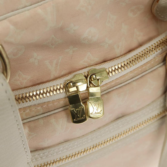 LOUIS VUITTON Monogram Mini Lin Sac Arange Schoudertas Rose M95255 Auth 99244