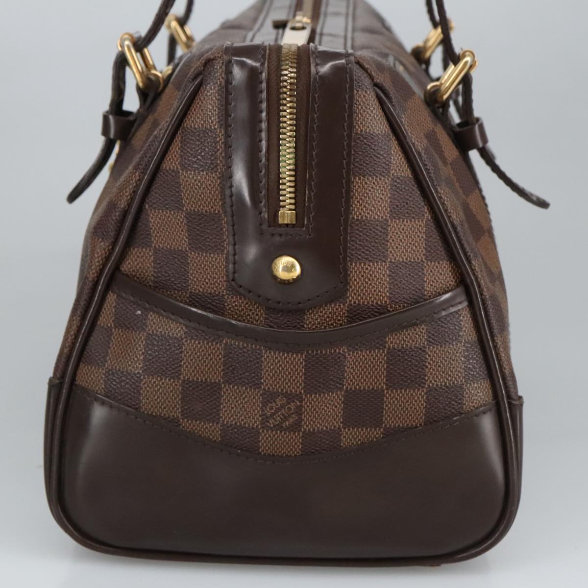 LOUIS VUITTON Damier Ebene Berkeley Hand Bag N52000 LV Auth 99247