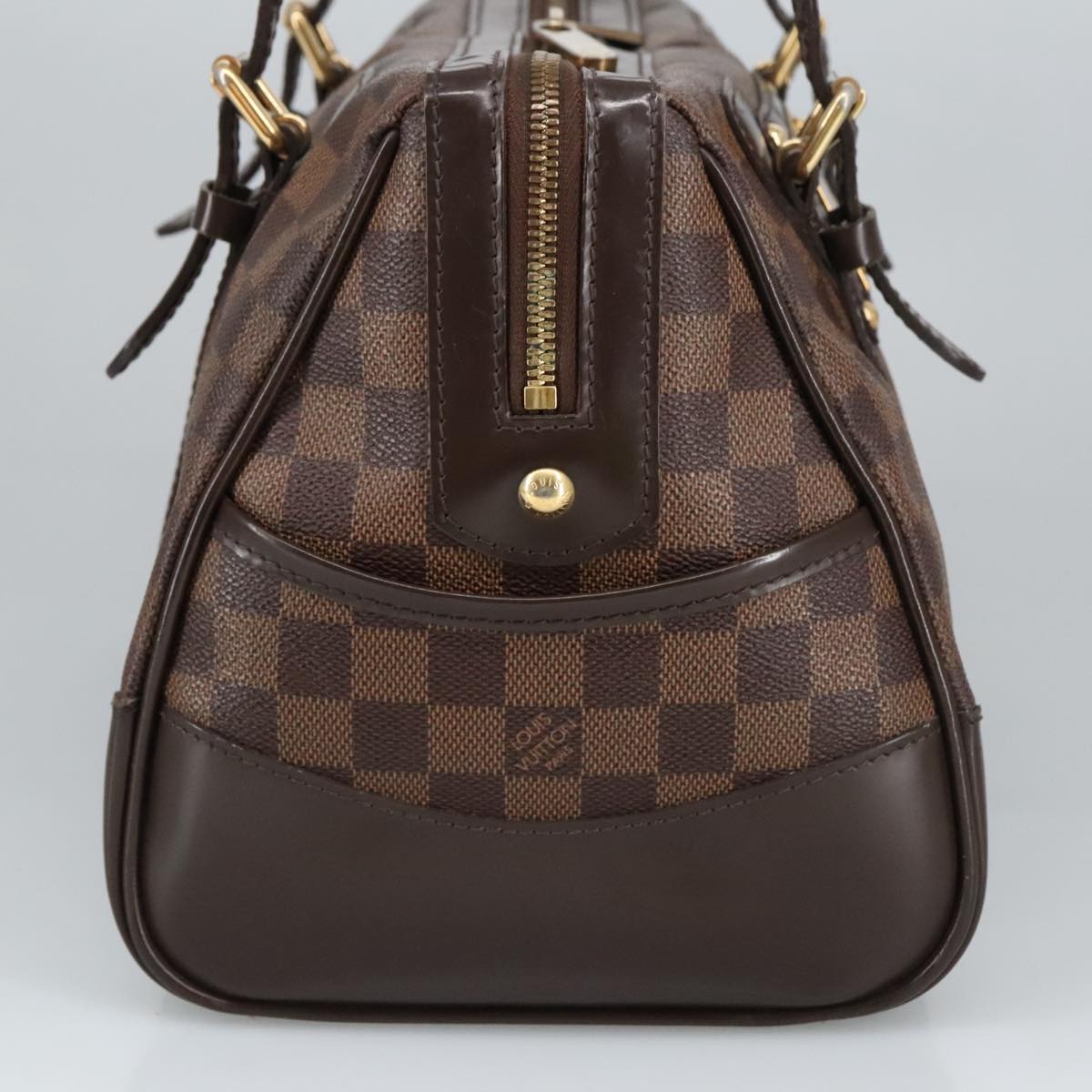 LOUIS VUITTON Damier Ebene Berkeley Hand Bag N52000 LV Auth 99247