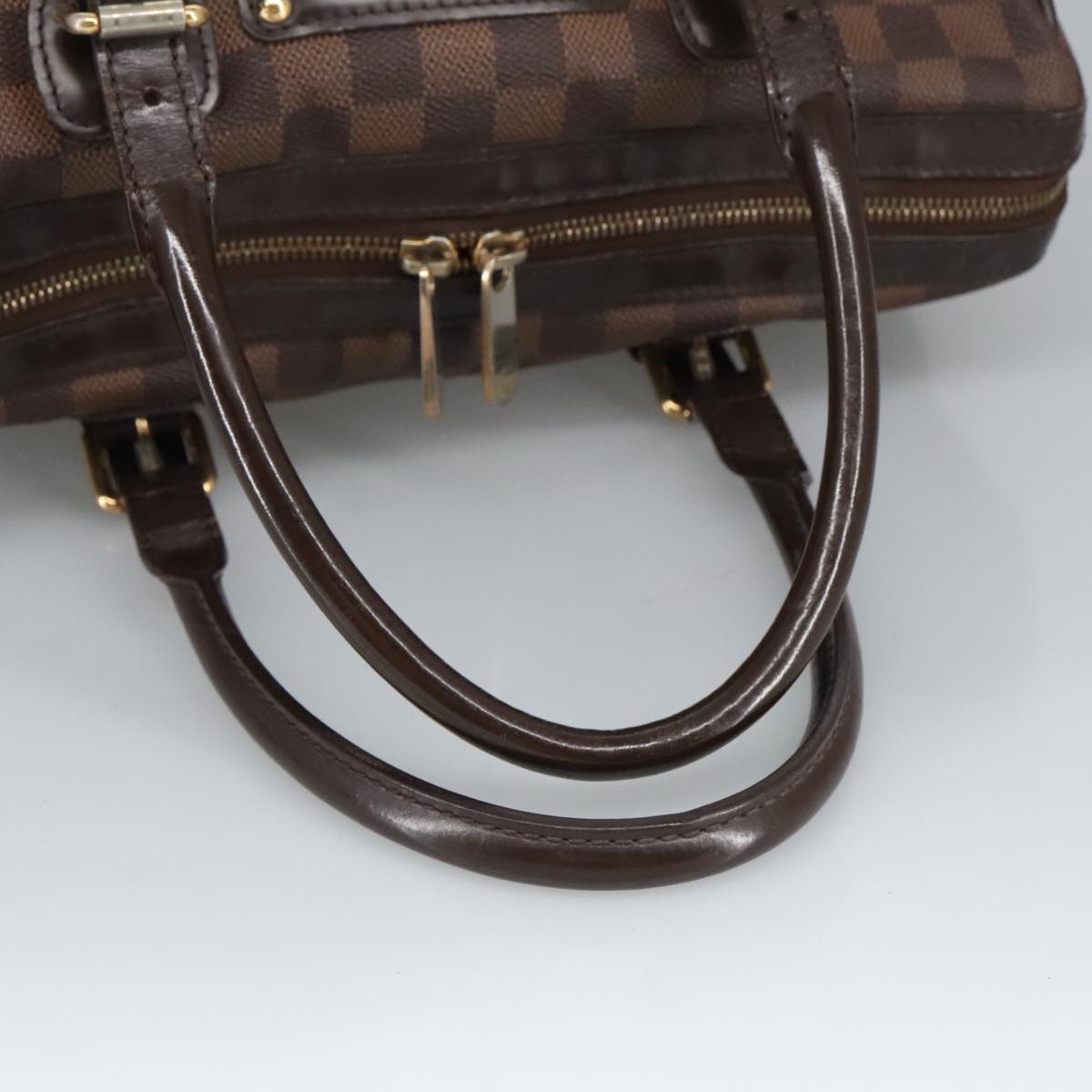 LOUIS VUITTON Damier Ebene Berkeley Hand Bag N52000 LV Auth 99247