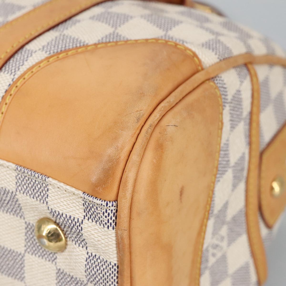 LOUIS VUITTON Damier Azur Berkeley Hand Bag N52001 LV Auth 99248