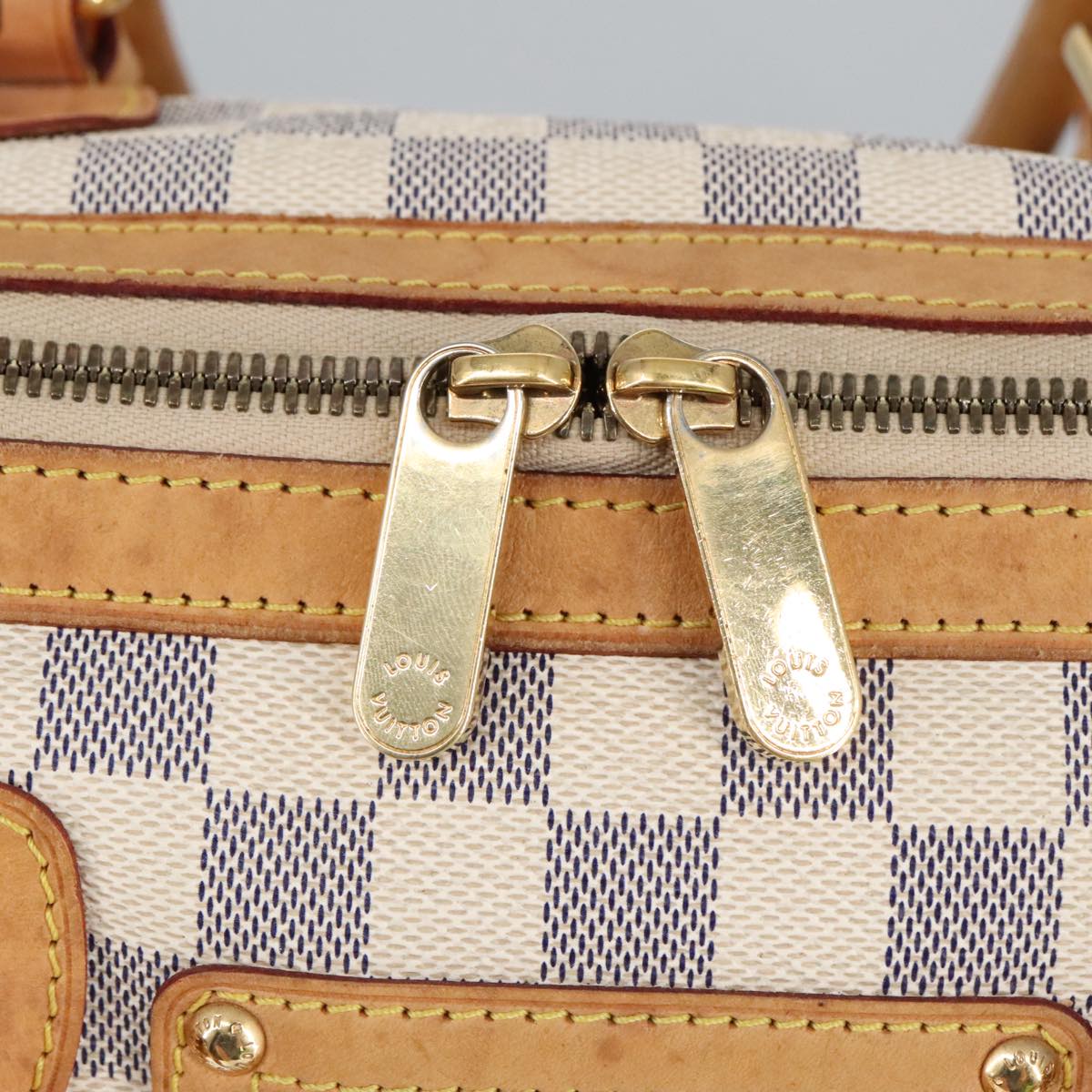 LOUIS VUITTON Damier Azur Berkeley Hand Bag N52001 LV Auth 99248