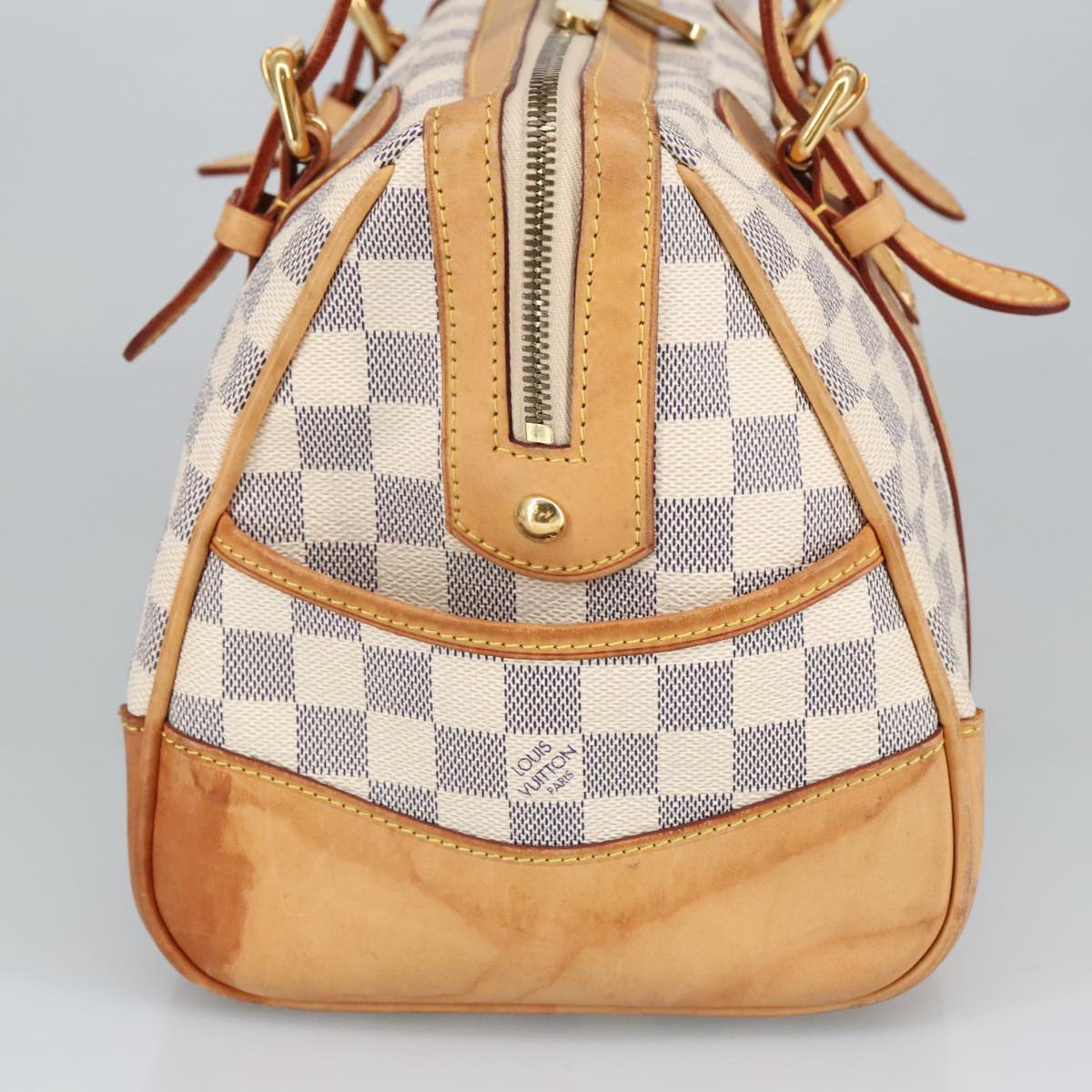 LOUIS VUITTON Damier Azur Berkeley Hand Bag N52001 LV Auth 99248