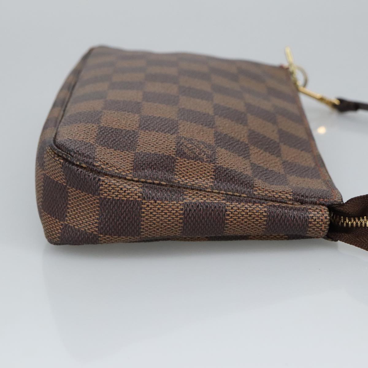 LOUIS VUITTON Damier Ebene Pochette Accessoires Pouch N41206 LV Auth 99254