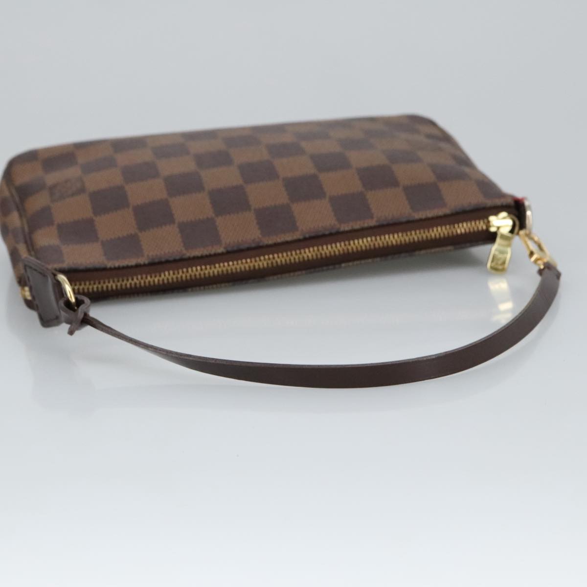 LOUIS VUITTON Damier Ebene Pochette Accessoires Pouch N41206 LV Auth 99254