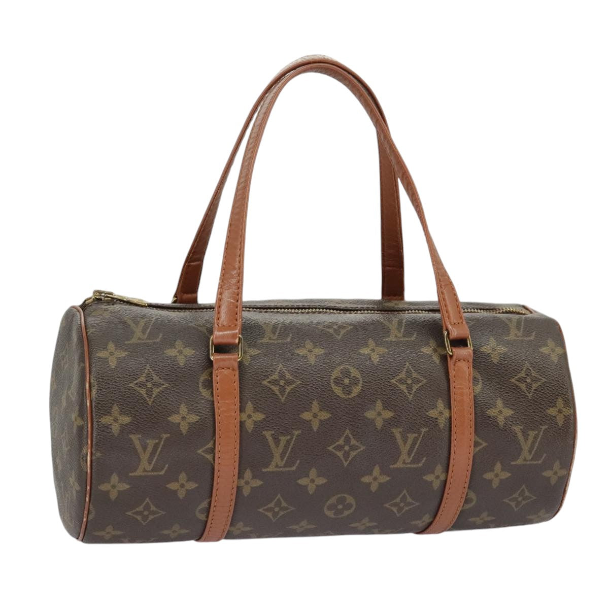 LOUIS VUITTON Monogram Papillon 30 Hand Bag M51385 LV Auth 99260