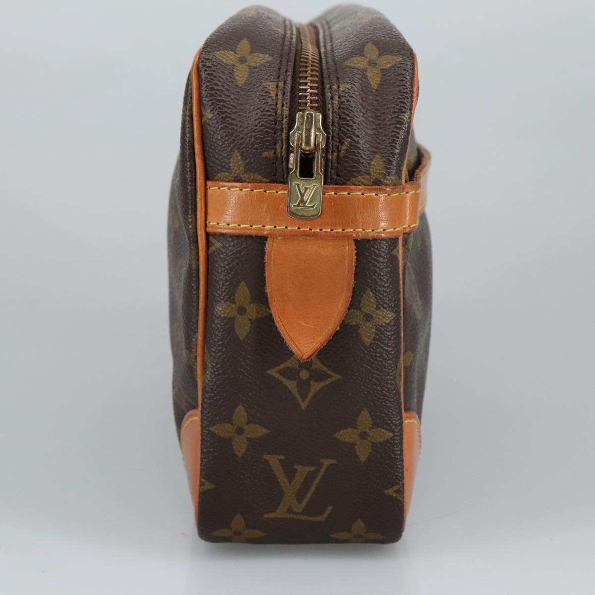 LOUIS VUITTON Monogram Compiegne 28 Clutch Bag M51845 LV Auth 99261