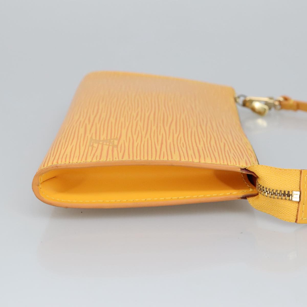 LOUIS VUITTON Epi Pochette Accessoires Pouch Yellow M52989 LV Auth 99264