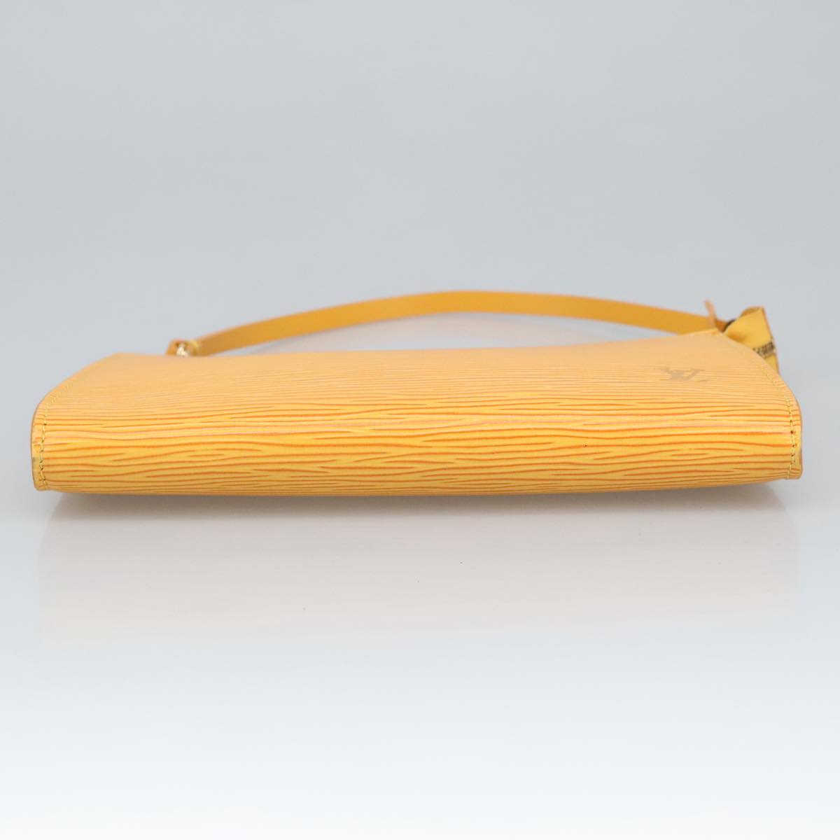 LOUIS VUITTON Epi Pochette Accessoires Pouch Yellow M52989 LV Auth 99264