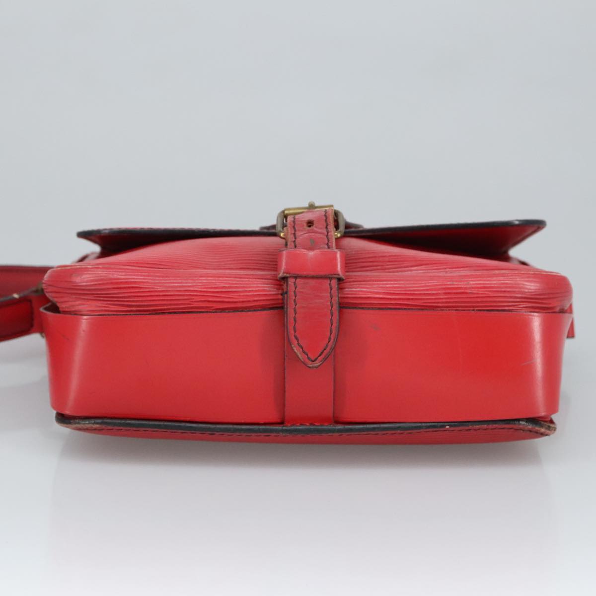 LOUIS VUITTON Epi Cartesier MM Shoulder Bag Red M52247 LV Auth 99268