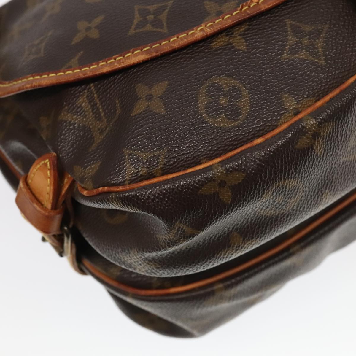 LOUIS VUITTON Monogram Saumur 30 Shoulder Bag M42256 LV Auth 99273