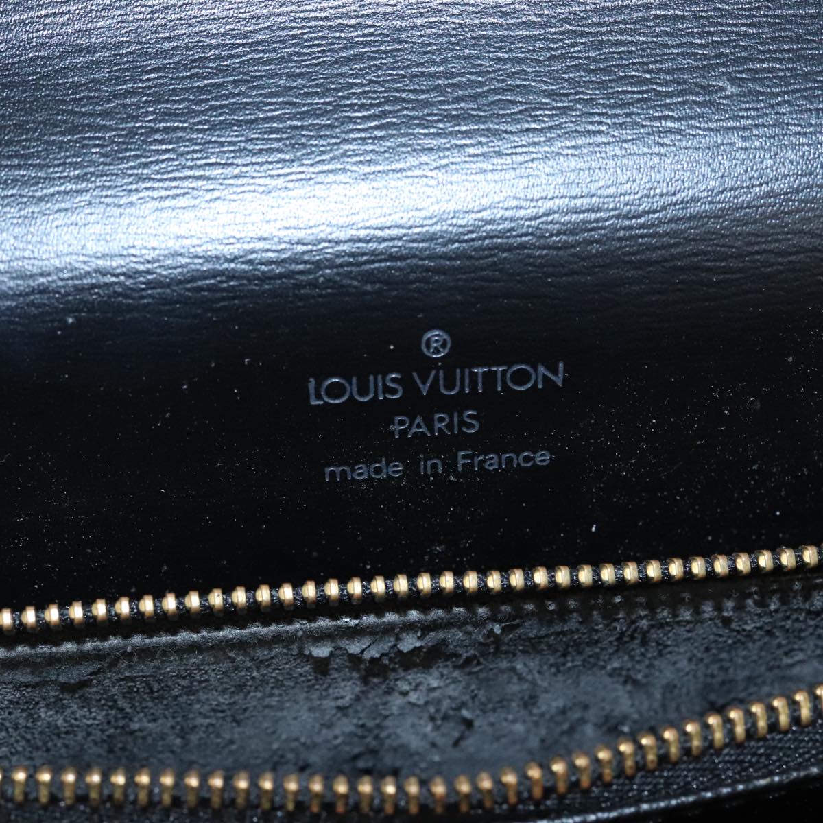 LOUIS VUITTON Epi Concorde Hand Bag Black M52132 LV Auth 99274