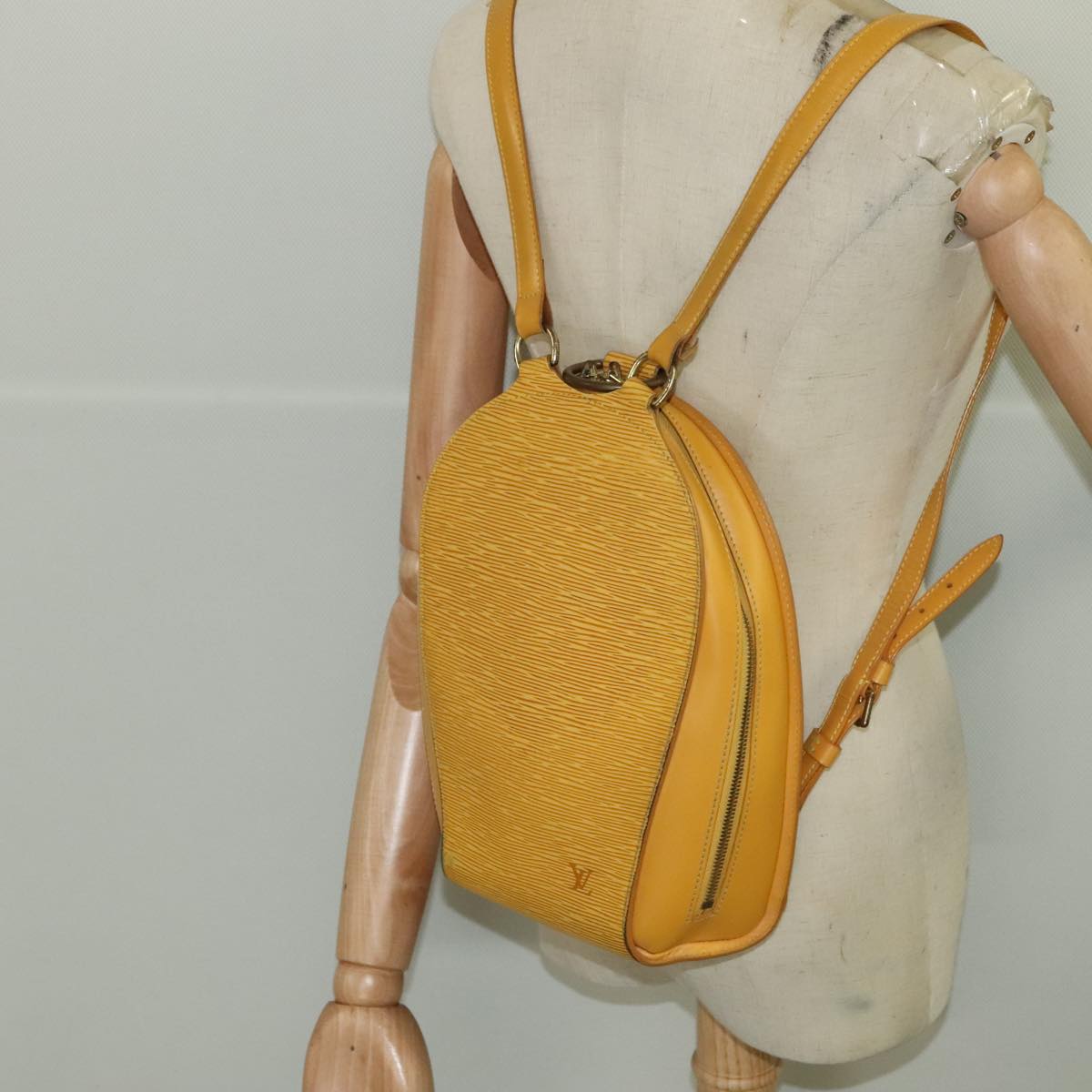 LOUIS VUITTON Epi Mabillon Backpack Yellow M52239 LV Auth 99276