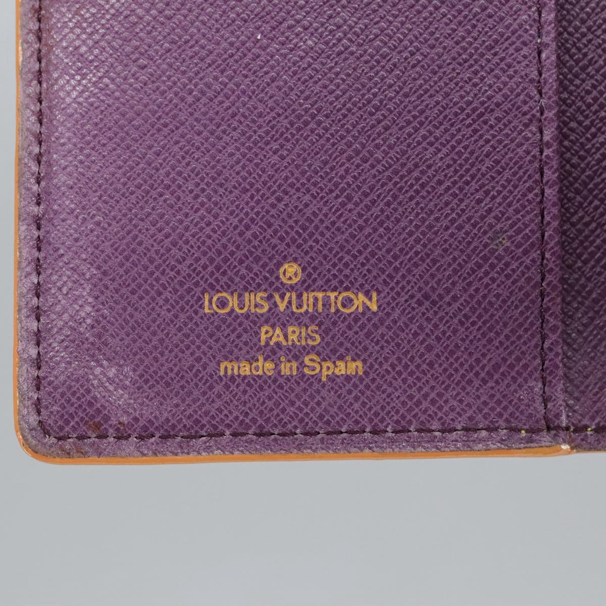 LOUIS VUITTON Epi Agenda PM Day Planner Cover Yellow R20059 LV Auth 99284