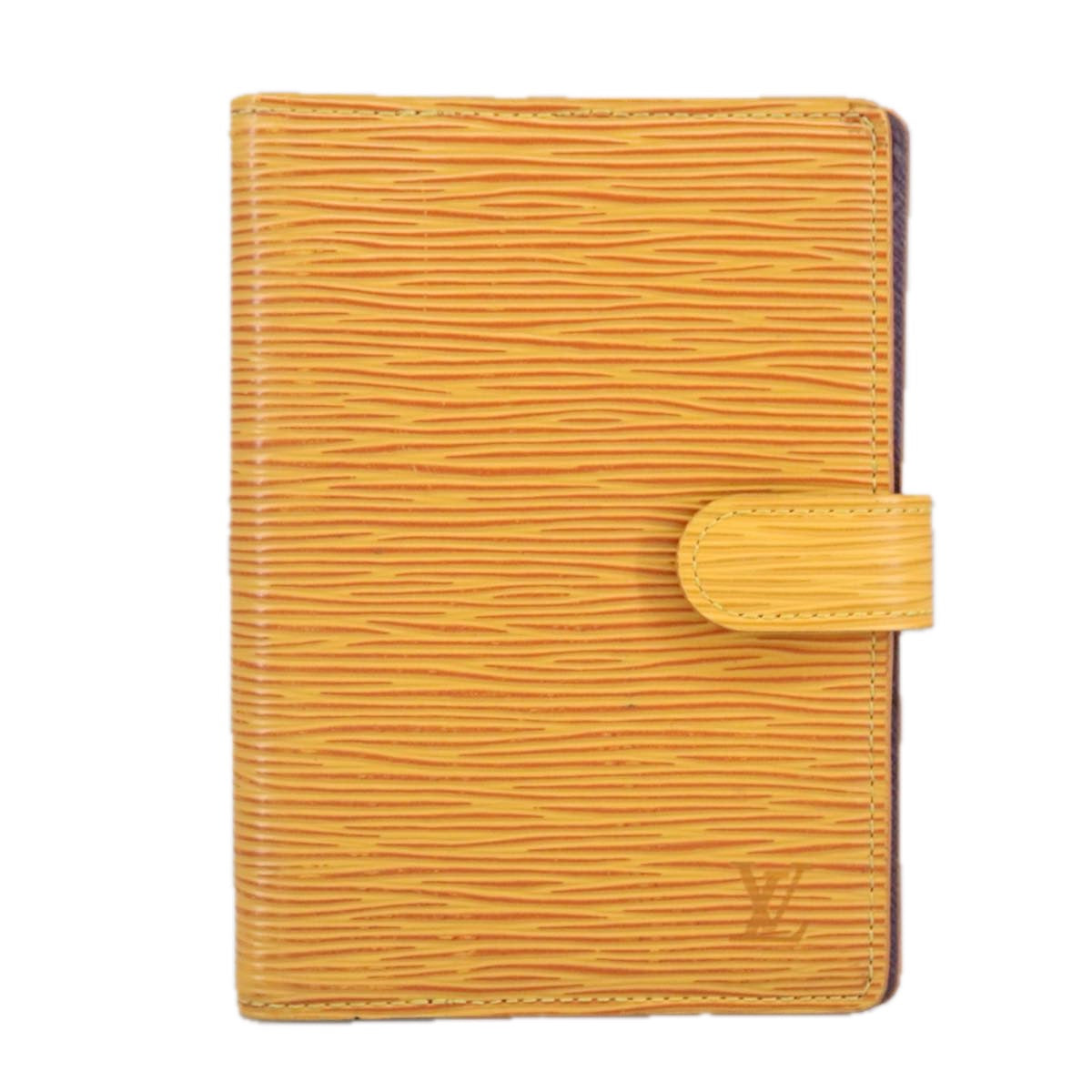 LOUIS VUITTON Epi Agenda PM Day Planner Cover Yellow R20059 LV Auth 99284