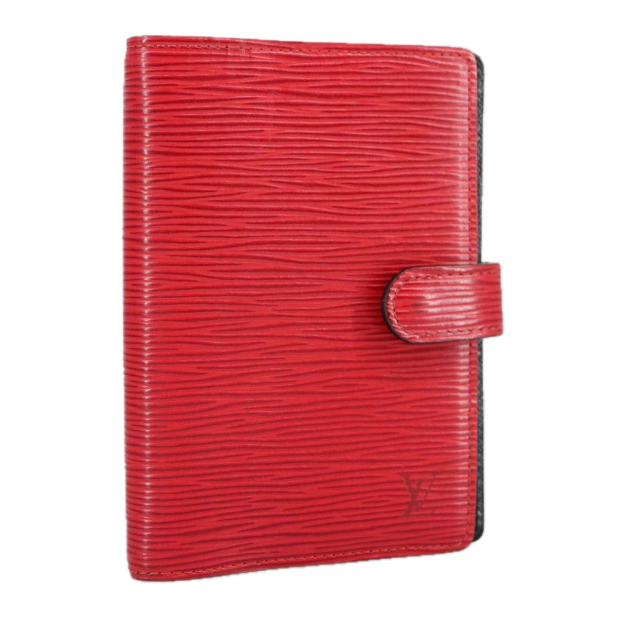 LOUIS VUITTON Epi Agenda PM Day Planner Cover Red R20057 LV Auth 99285