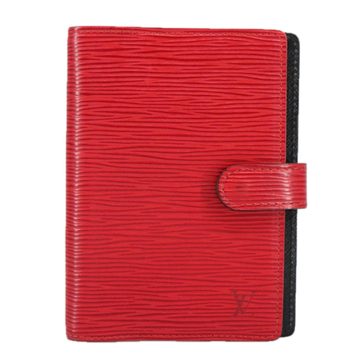 LOUIS VUITTON Epi Agenda PM Day Planner Cover Red R20057 LV Auth 99285 - 0