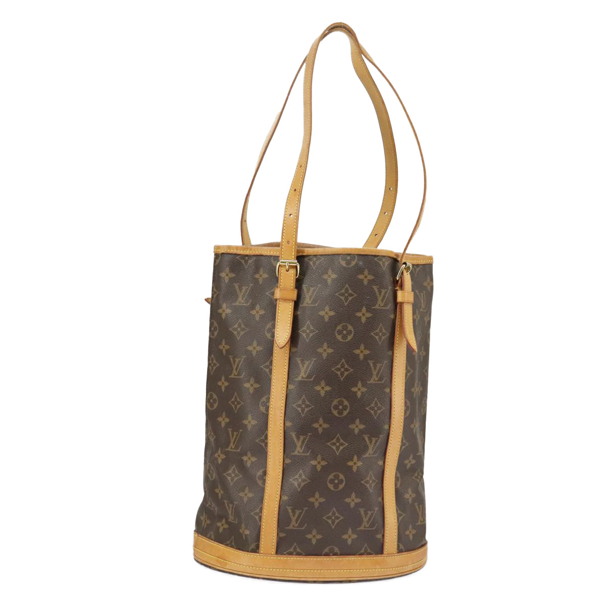 LOUIS VUITTON Monogram Bucket GM Shoulder Bag M42236 LV Auth 99296