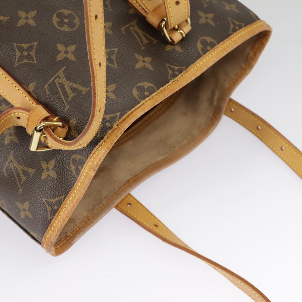 LOUIS VUITTON Monogram Bucket GM Shoulder Bag M42236 LV Auth 99296