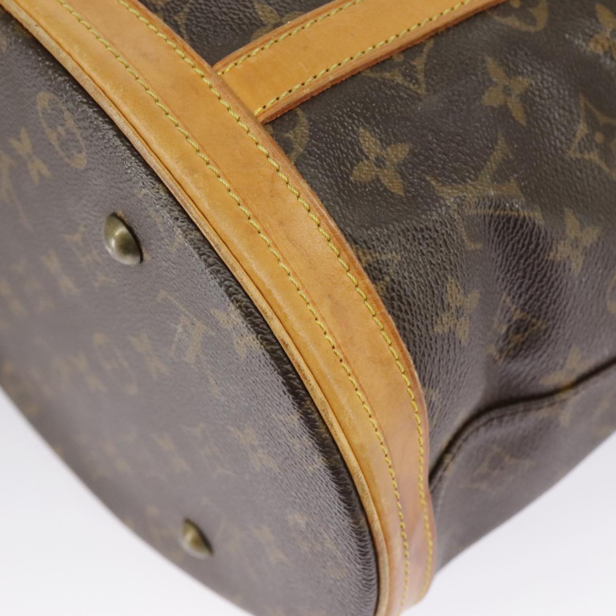 LOUIS VUITTON Monogram Bucket GM Shoulder Bag M42236 LV Auth 99298