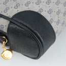 GUCCI Micro GG Supreme Clutch Bag PVC Navy Gold 014 89 0094 Auth 99300-14