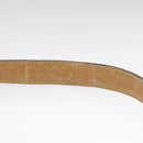 GUCCI Micro GG Supreme Shoulder Bag PVC Beige Gold Auth 99301-15