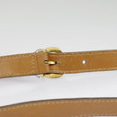 GUCCI Micro GG Supreme Shoulder Bag PVC Beige Gold Auth 99301-9