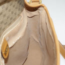 GUCCI Micro GG Supreme Shoulder Bag PVC Beige Gold Auth 99301-23