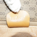 GUCCI Micro GG Supreme Shoulder Bag PVC Beige Gold Auth 99301-12