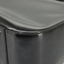 GUCCI Hand Bag Enamel 2way Black Silver 000 2058 0504 5 Auth 99303-16